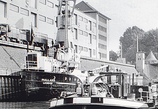 Mallard im Neusser Hafen 1961